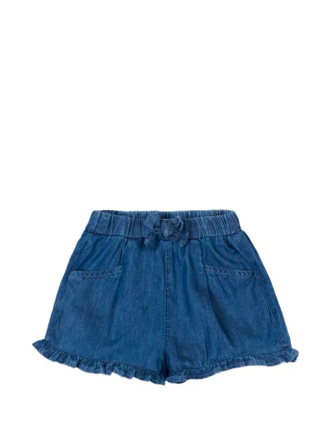 Mayoral ruffled bow-detail shorts