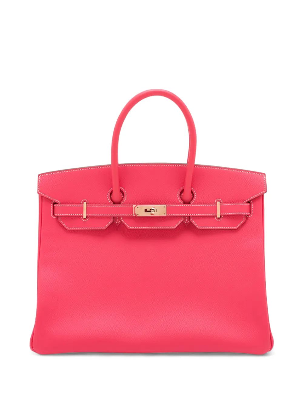 Hermès Pre-Owned 2012 Epsom Candy Verso Birkin Retourne 35 handbag - Rosa