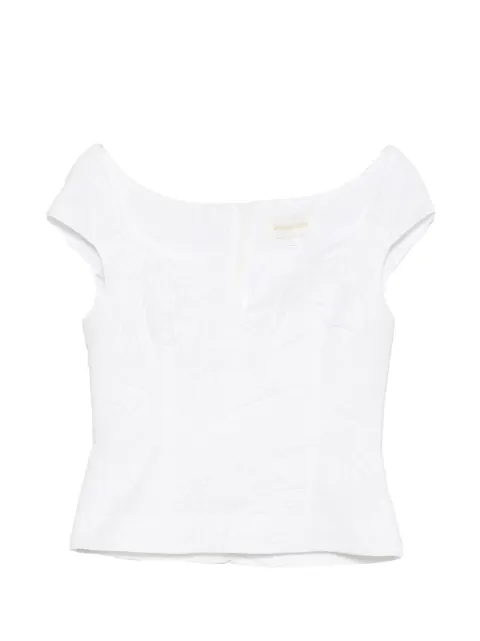 SHUSHU/TONG top con cuello en V