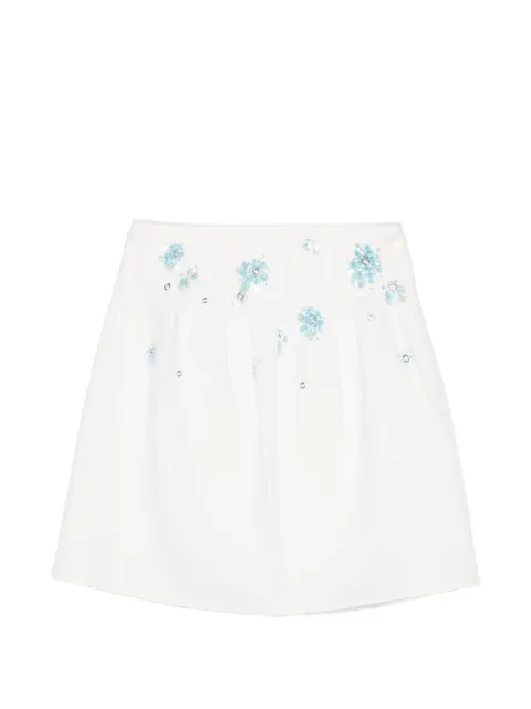 SHUSHU/TONG sequin-embellished mini skirt