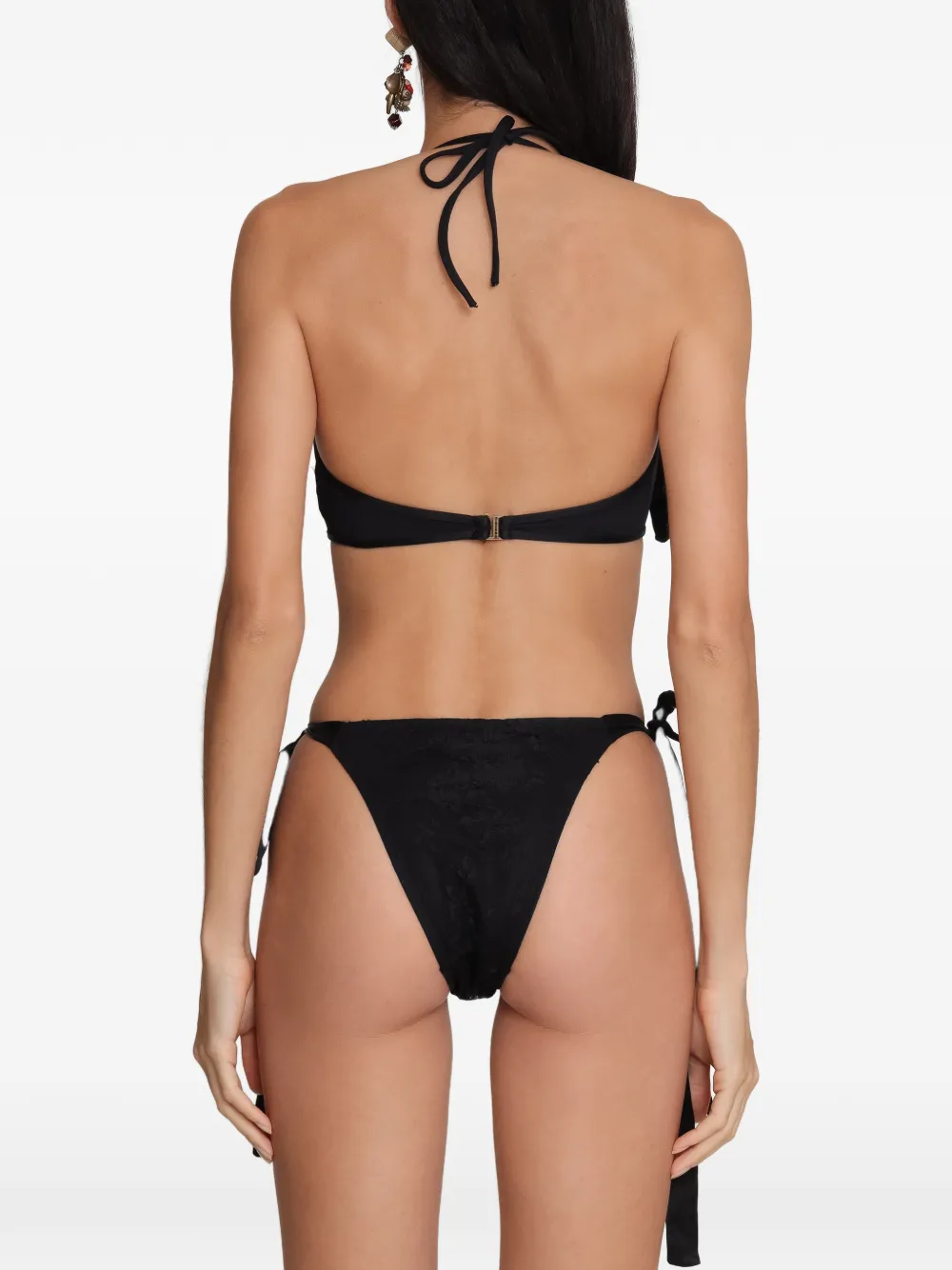 Amir Slama Bikini met strik Zwart