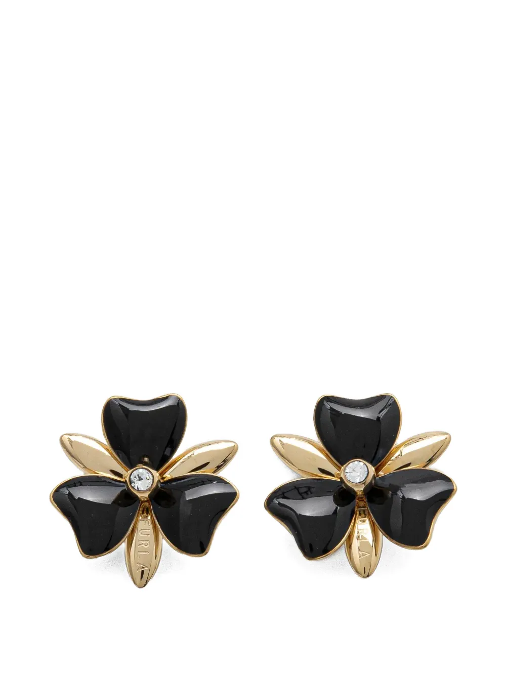 Furla floral-shape earrings - Oro