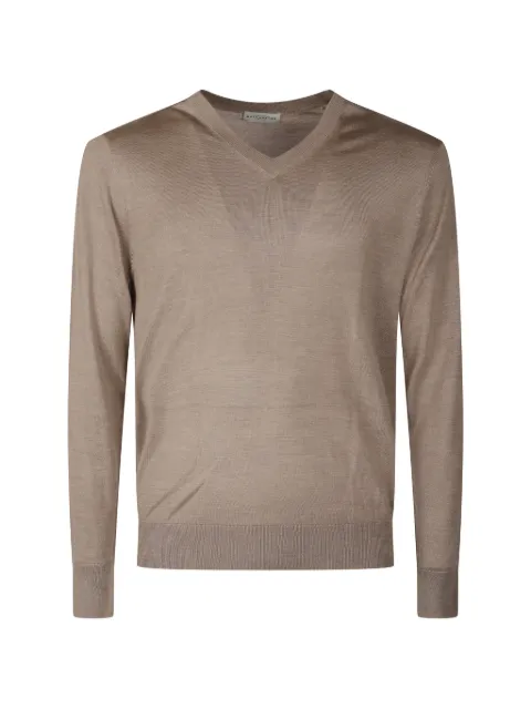 Ballantyne V-neck knitted sweater