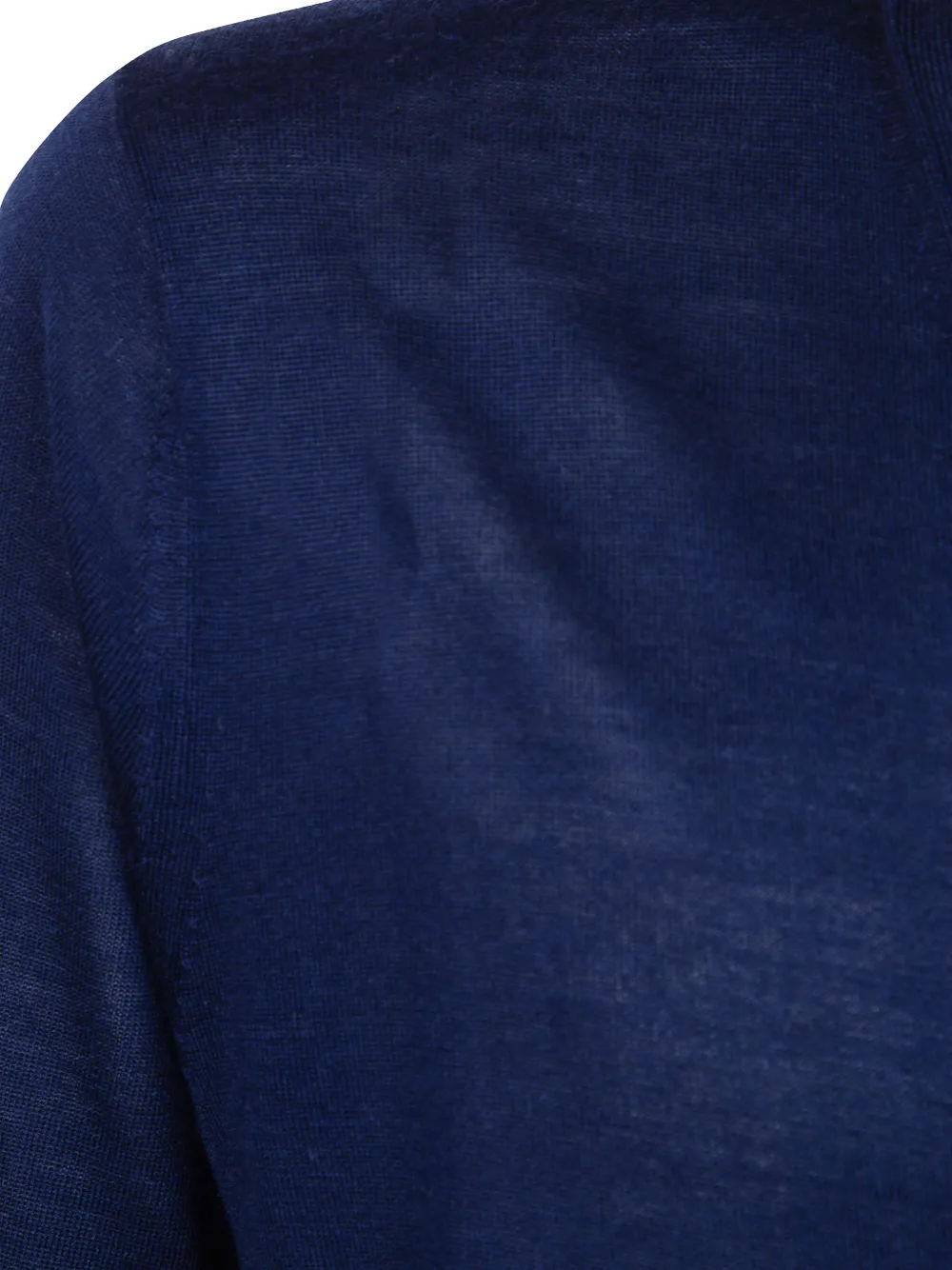 Ballantyne Vest met V-hals en knoop Blauw