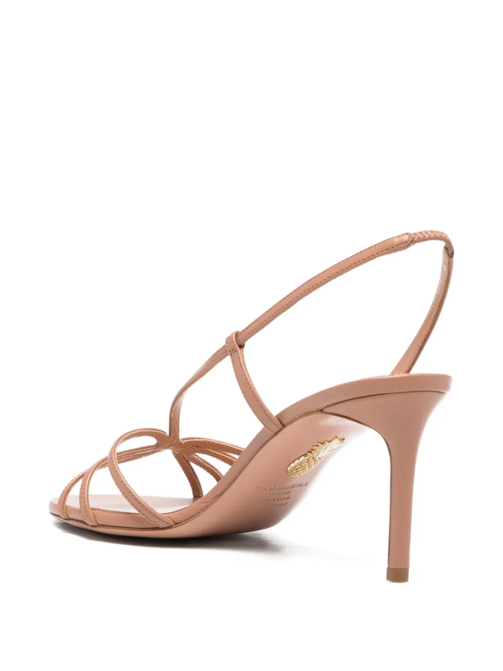 Aquazzura Talk To Me sandalen met bandjes Beige