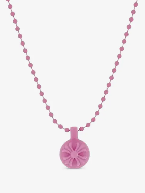 Chrome Hearts crossball charm necklace