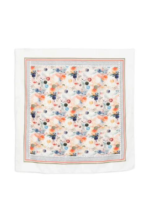 D'aniello mascada con bordes estampados