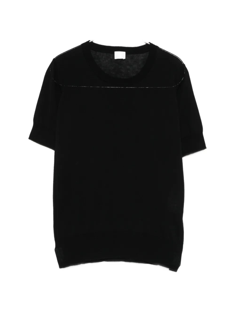 C.t.plage Crew-neck T-shirt In Black