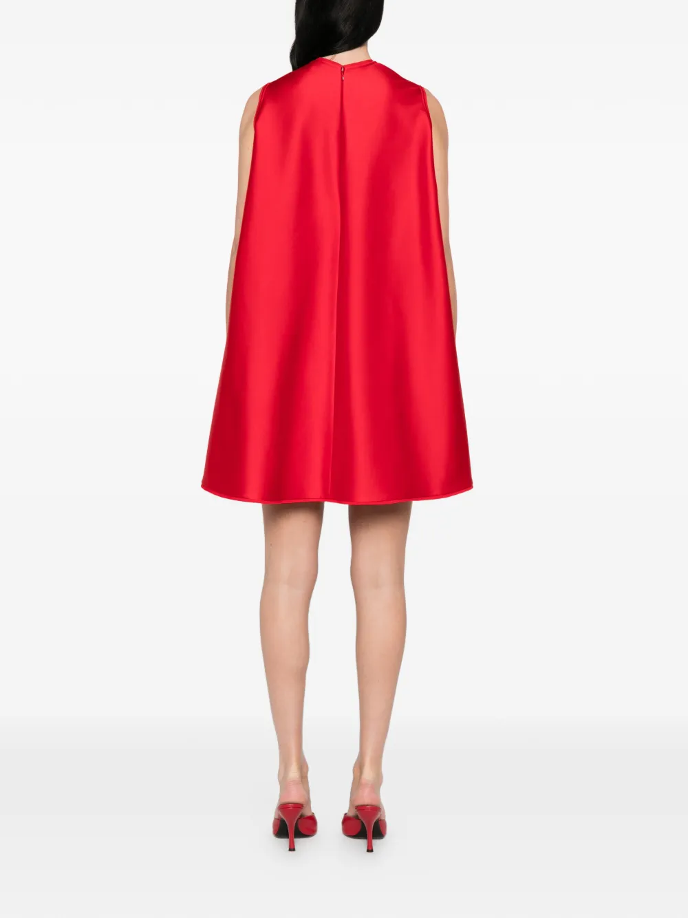 Stella McCartney Mouwloze jurk Rood