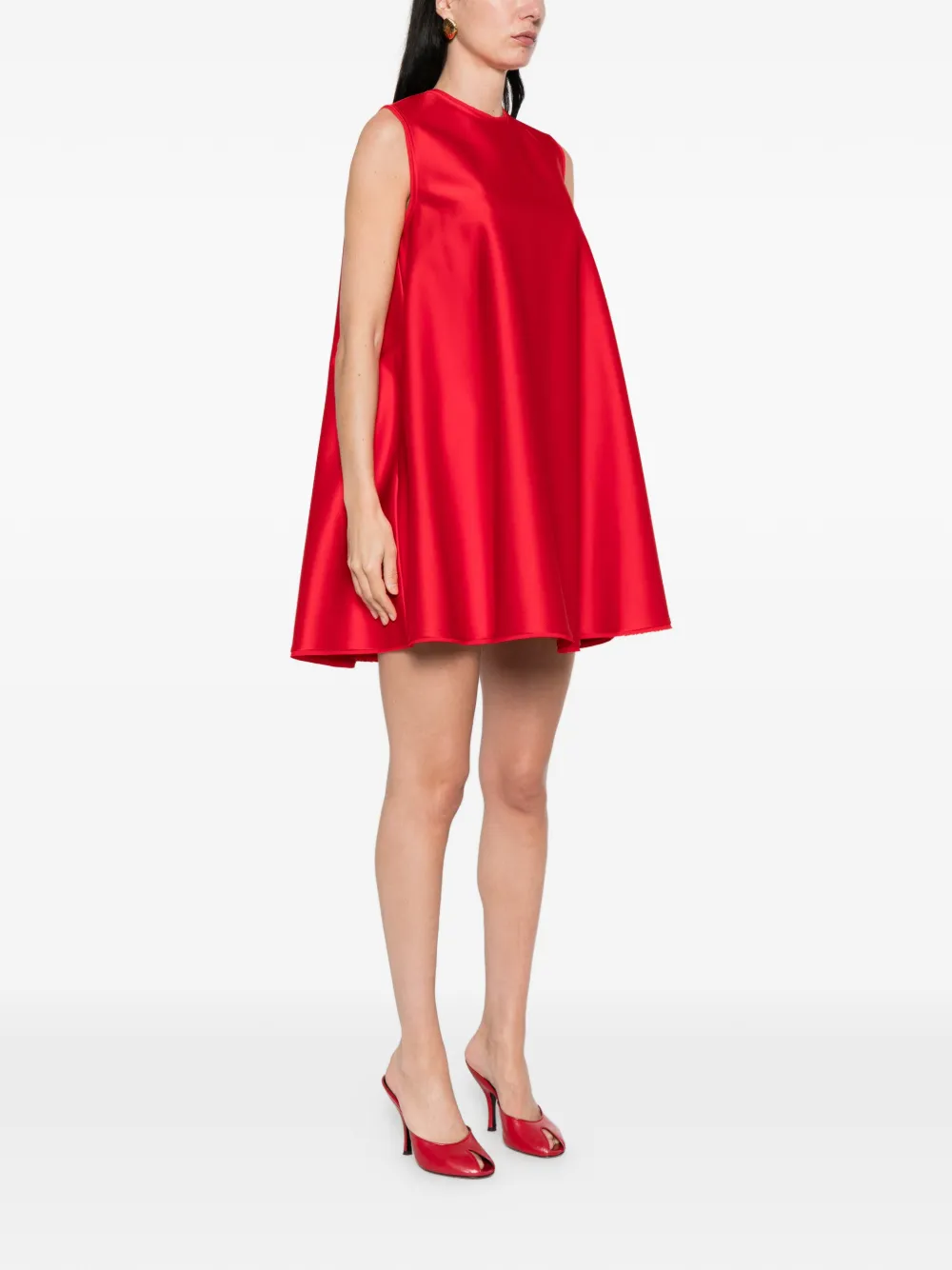 Stella McCartney Mouwloze jurk Rood