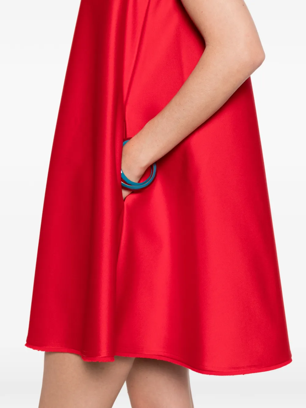 Stella McCartney Mouwloze jurk Rood