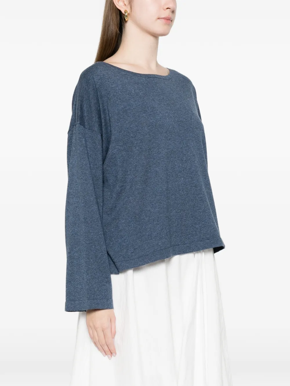  C.t.plage Boat-neck Sweater - Blue 