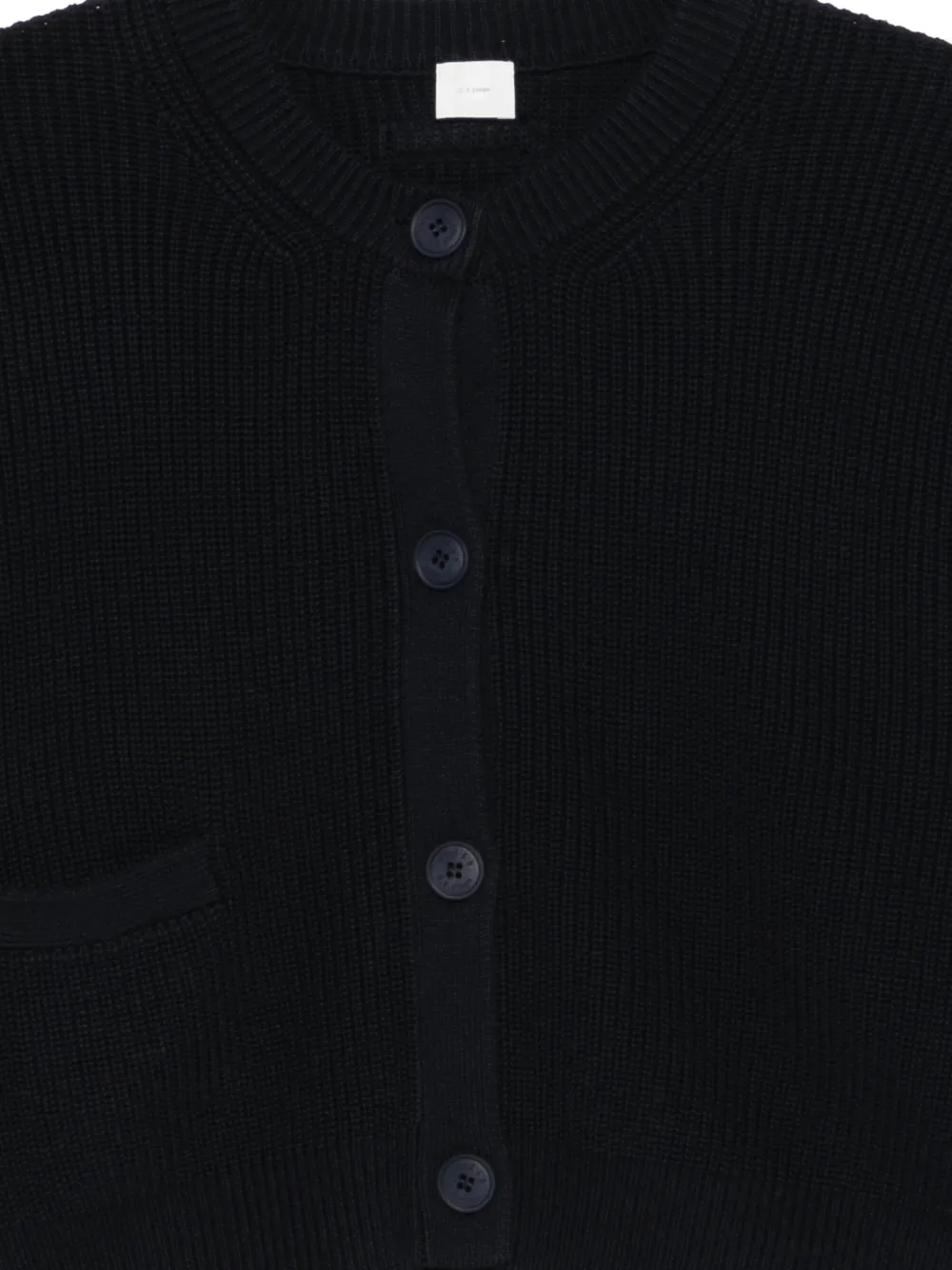  C.t.plage Button Knit Cardigan - Black 