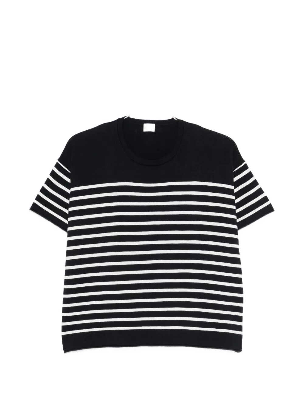 C.t.plage Striped Short-sleeved Sweater In Multi