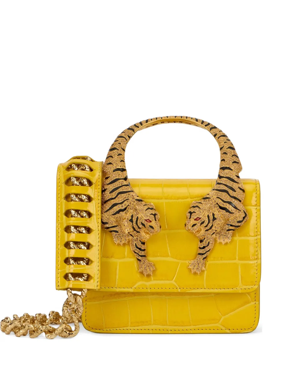 Roberto Cavalli small Roar shoulder bag - Verde