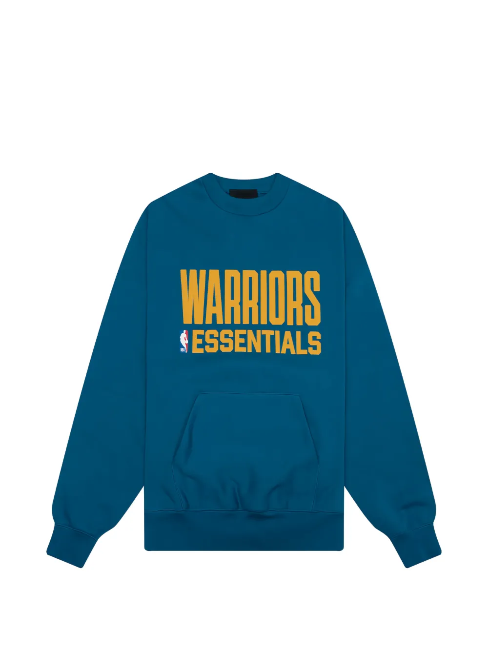 FEAR OF GOD ESSENTIALS x NBA Warriors Sport crewneck sweatshirt - Blu