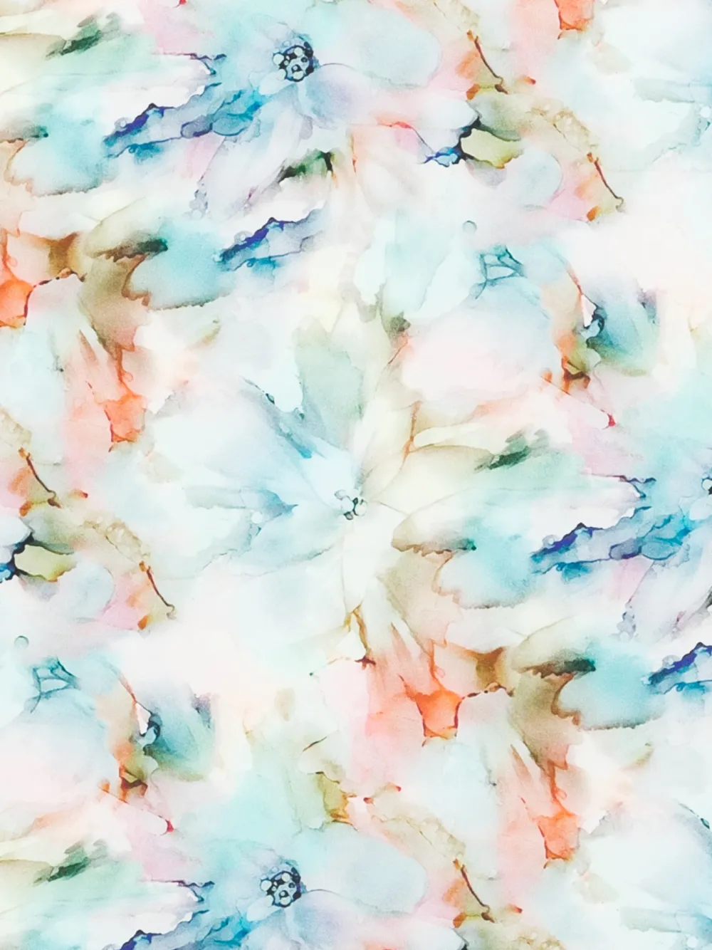  D'aniello Floral-print Scarf - Blue 