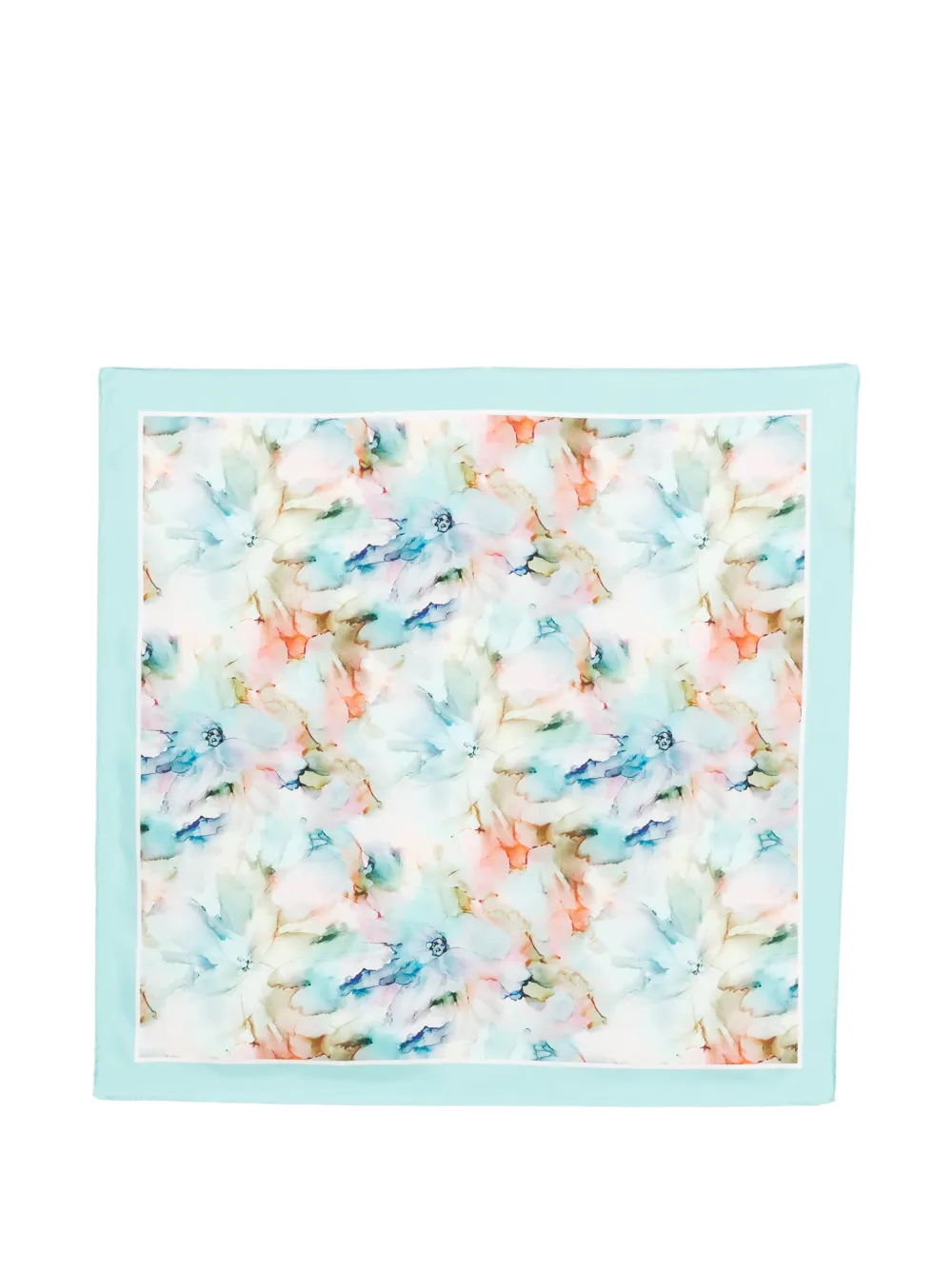 D'aniello floral-print scarf - Blu