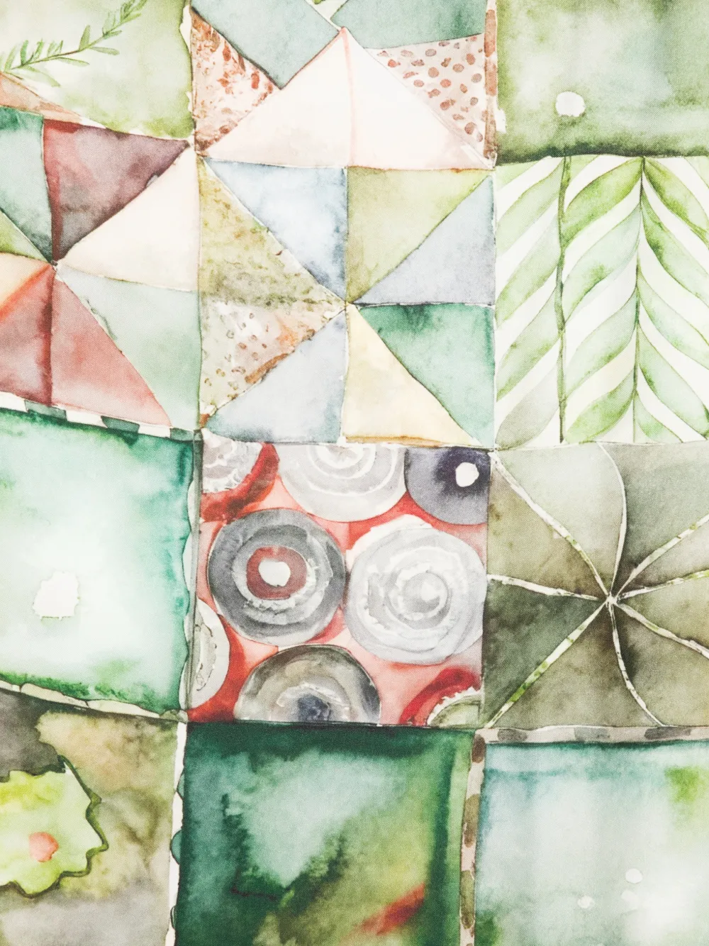  D'aniello Patterned Silk Scarf - Green 