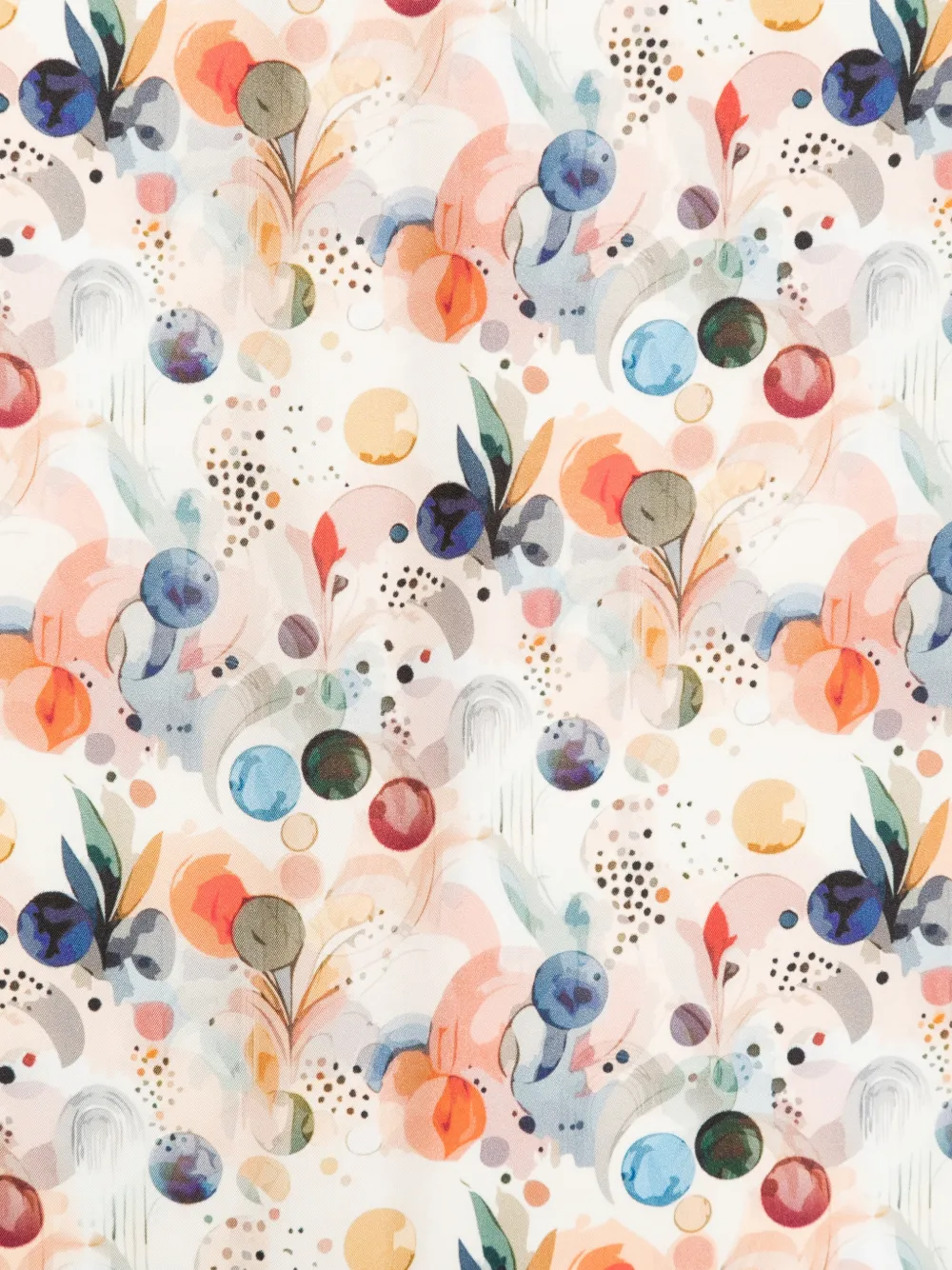  D'aniello Abstract-pattern Silk Scarf - White 