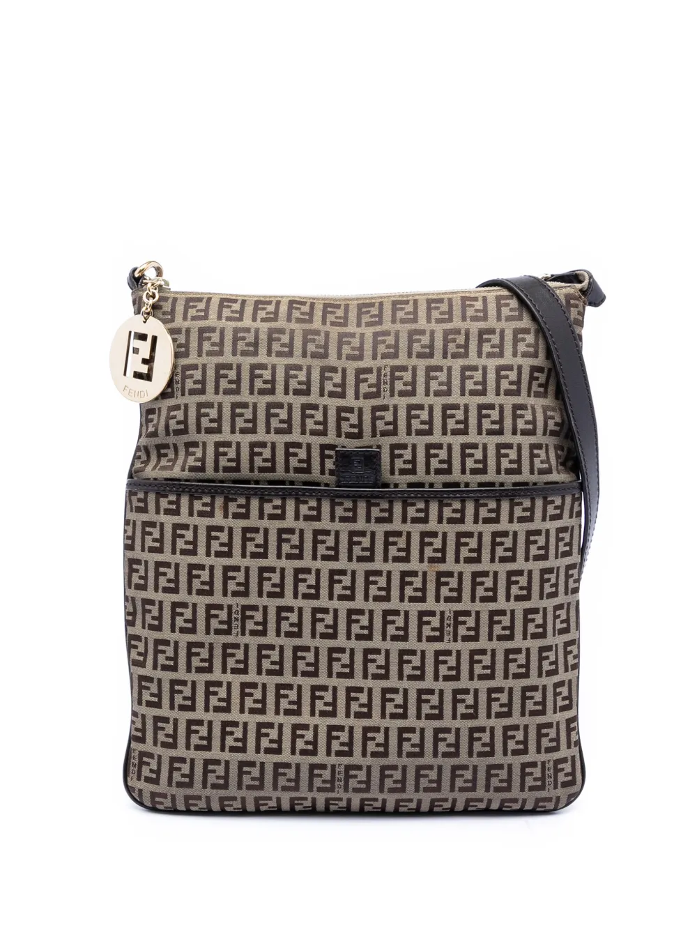 Fendi Pre-Owned 2000-2010 Zucchino Canvas crossbody bag - Marrone