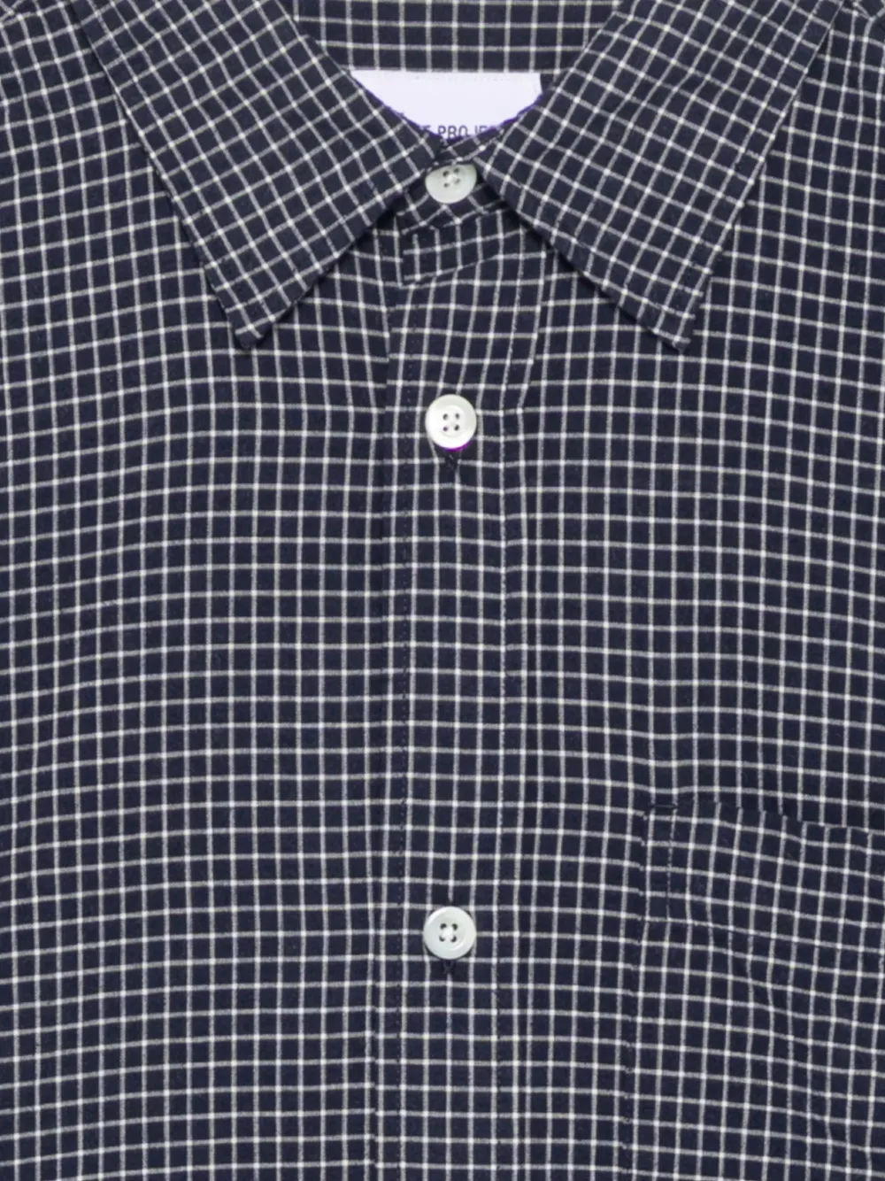  Norse Projects Espevil Check Oversized Shirt - Blue 