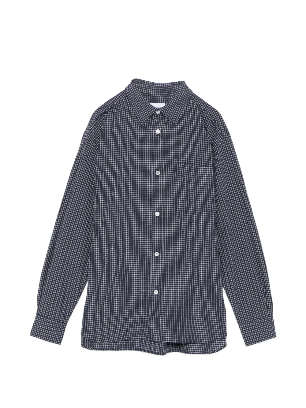 Norse Projects Espevil check oversized shirt - Blu