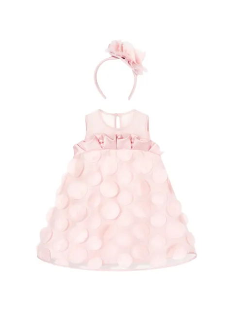 Dress & Fleur ruffled dress and headband set