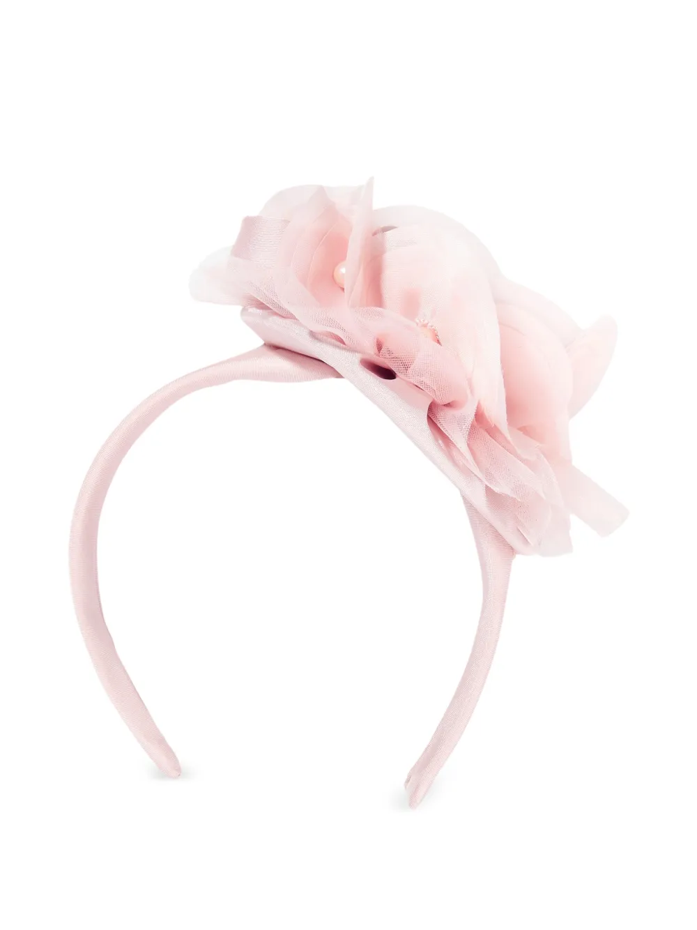 Dress & Fleur Haarband en jurk set met ruches Roze