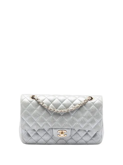 CHANEL Pre-Owned 2011 Medium Classic Metallic Lambskin Double Flap shoulder bag