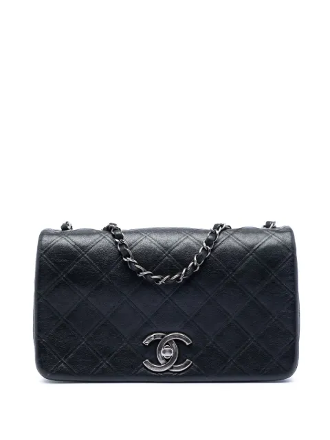 CHANEL Pre-Owned 2013-2014 Medium Diamond Embossed Calfskin New Chic Flap shoulder bag