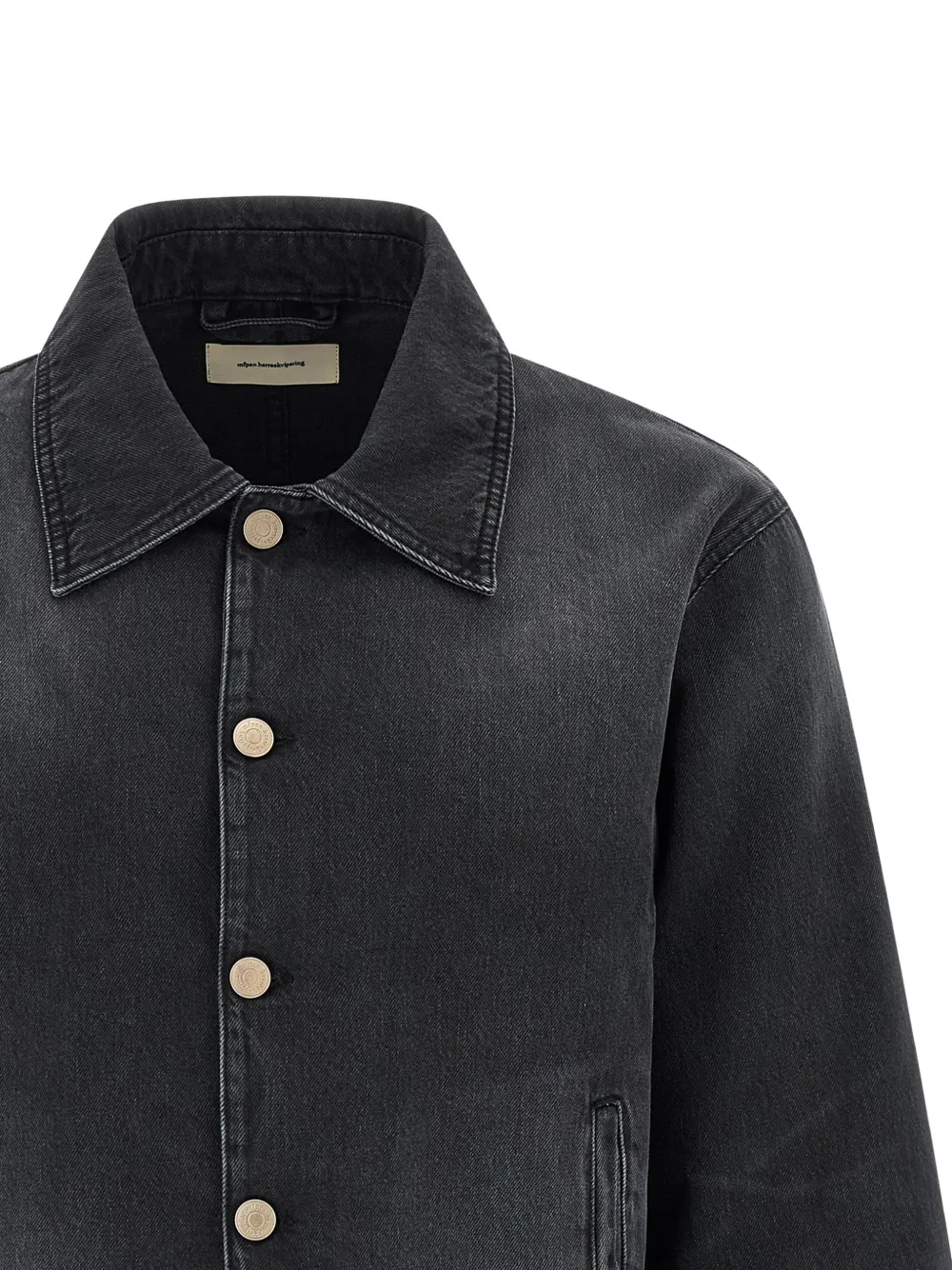  Mfpen Union Buttoned Denim Jacket - Grey 