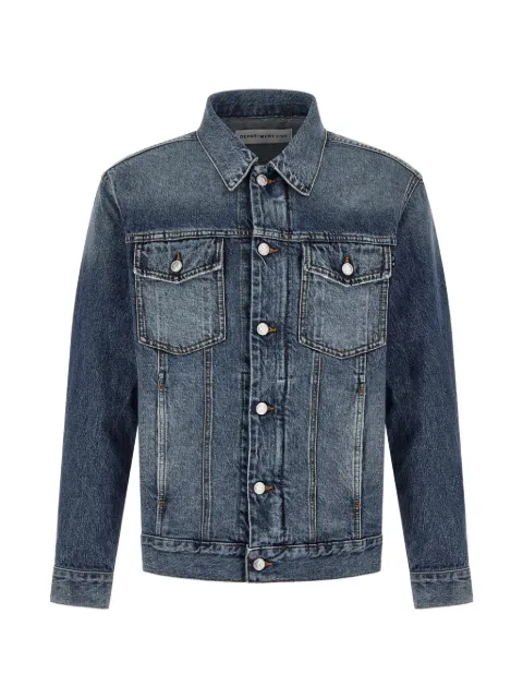 Department 5 stone washed contrast stitching jacket