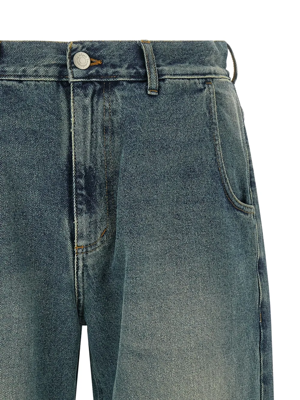 mfpen Jeans met contrasterend stiksel Blauw