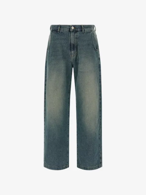 mfpen Gerade Jeans mit Kontrastnähten 