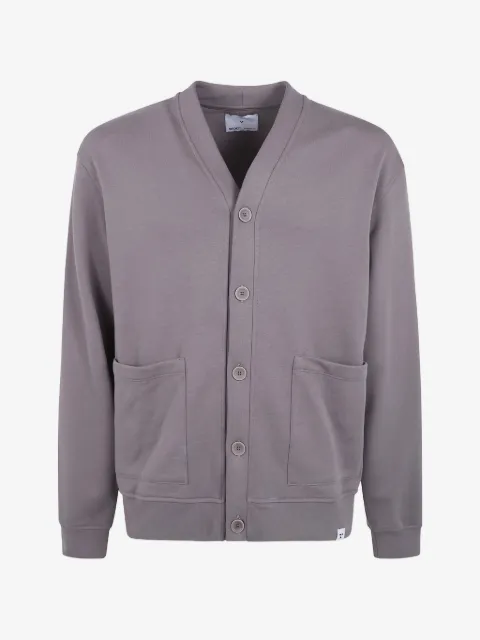 WOC patch-pocket cardigan