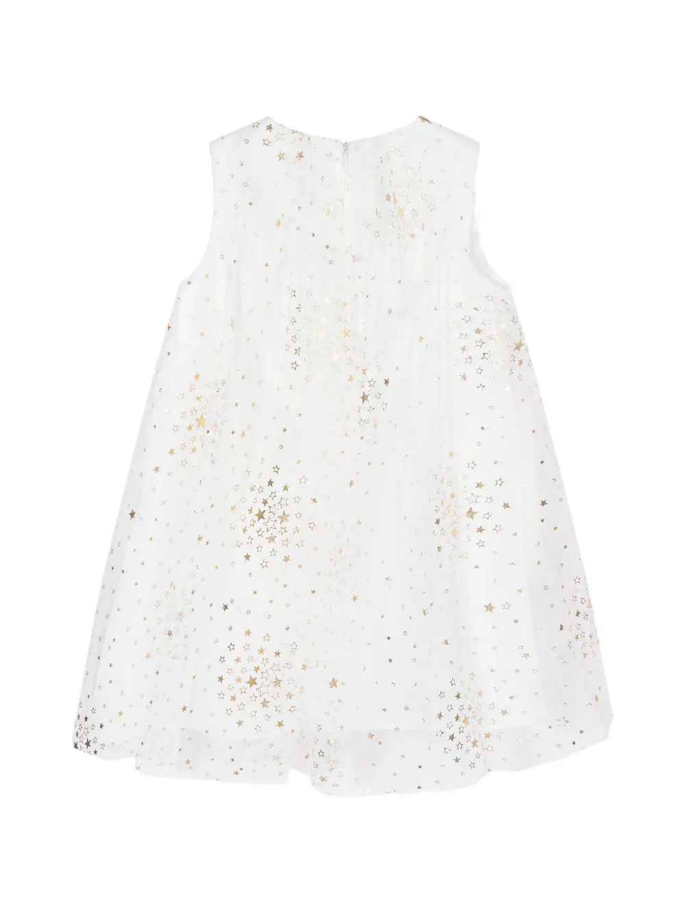 Dress & Fleur Gelaagde jurk met sterrrenprint Wit
