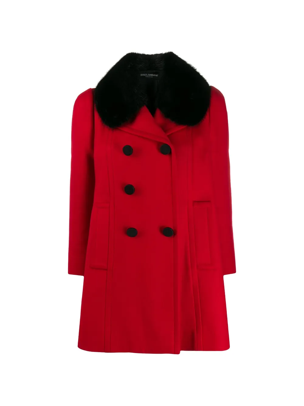 Dolce & Gabbana Pre-Owned double-breasted coat - Rosso