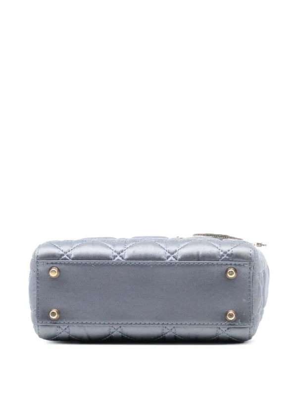 Christian Dior Pre-Owned 2019 ミニ サテン カナージュ 