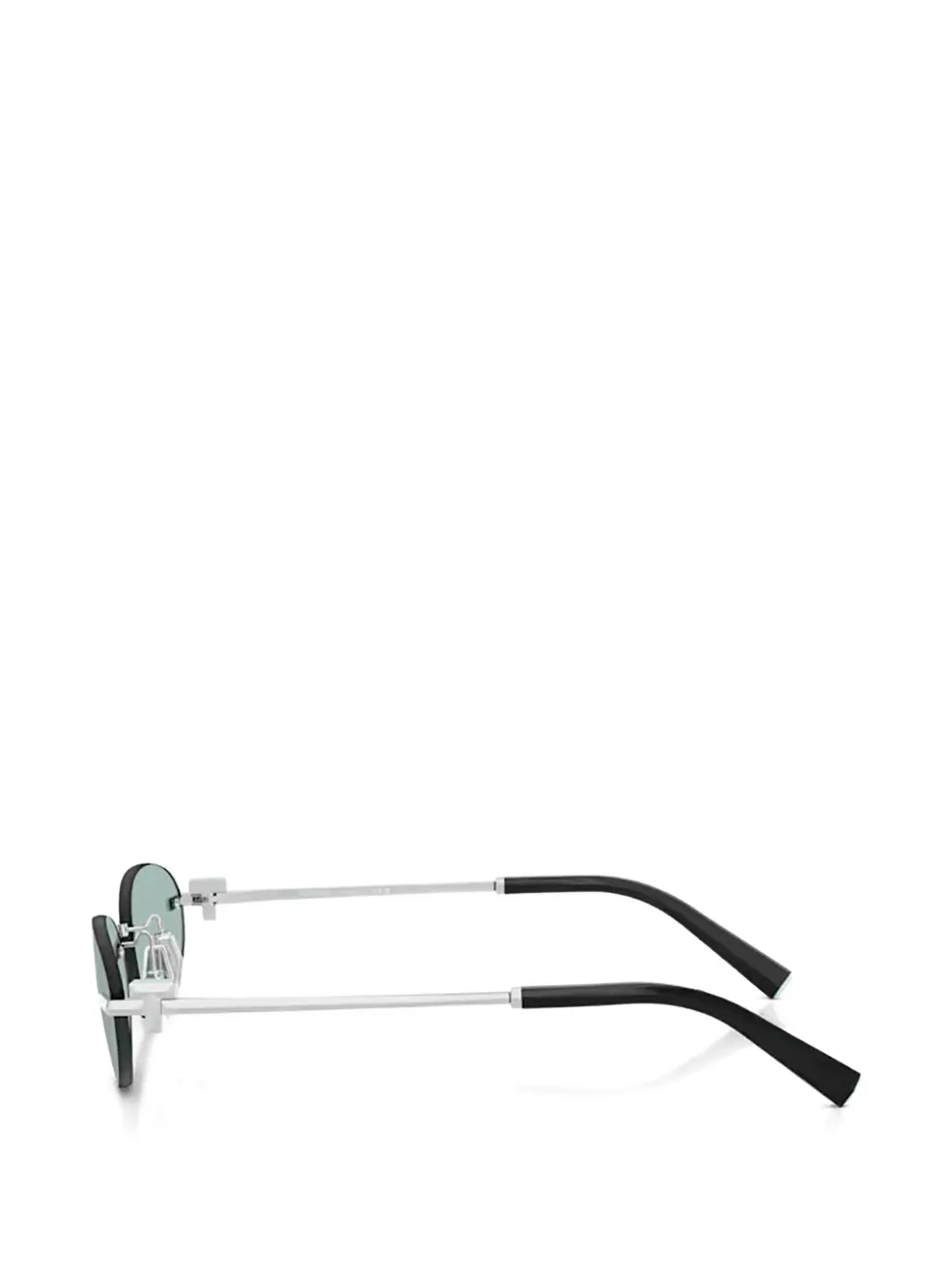 Tiffany & Co Eyewear Óculos De Sol Oval | Prateado | FARFETCH BR