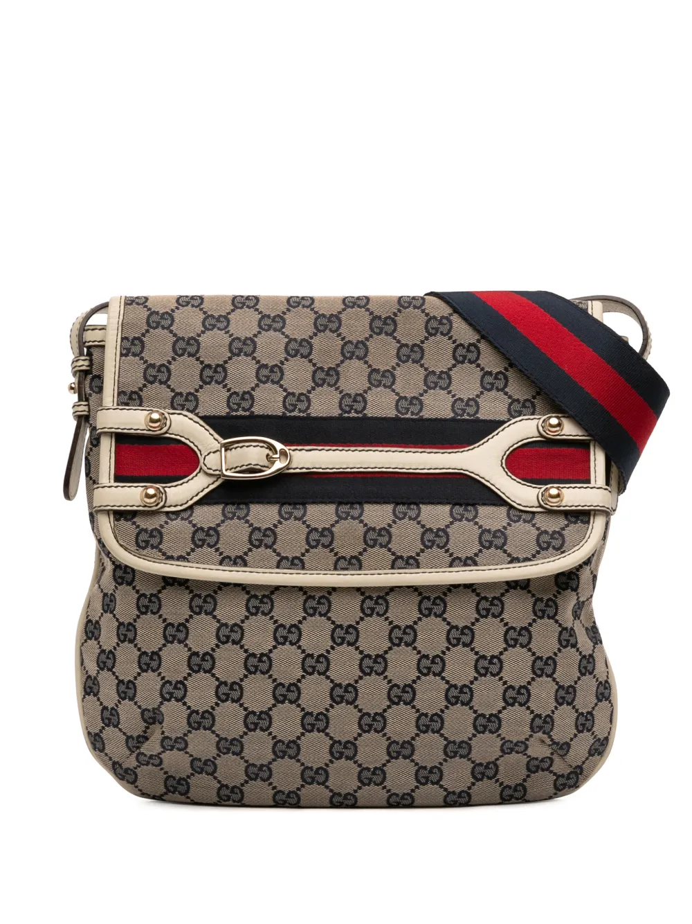Gucci Pre-Owned 2016-2025 GG Canvas Web crossbody bag - Marrone