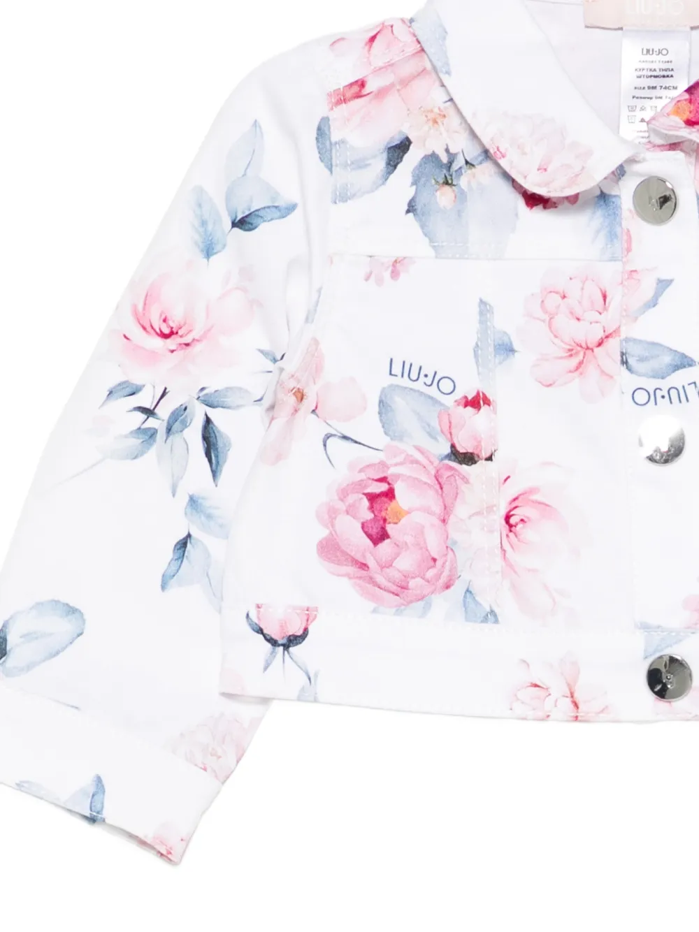  Liu Jo Chaqueta Con Estampado Floral - Blanco 