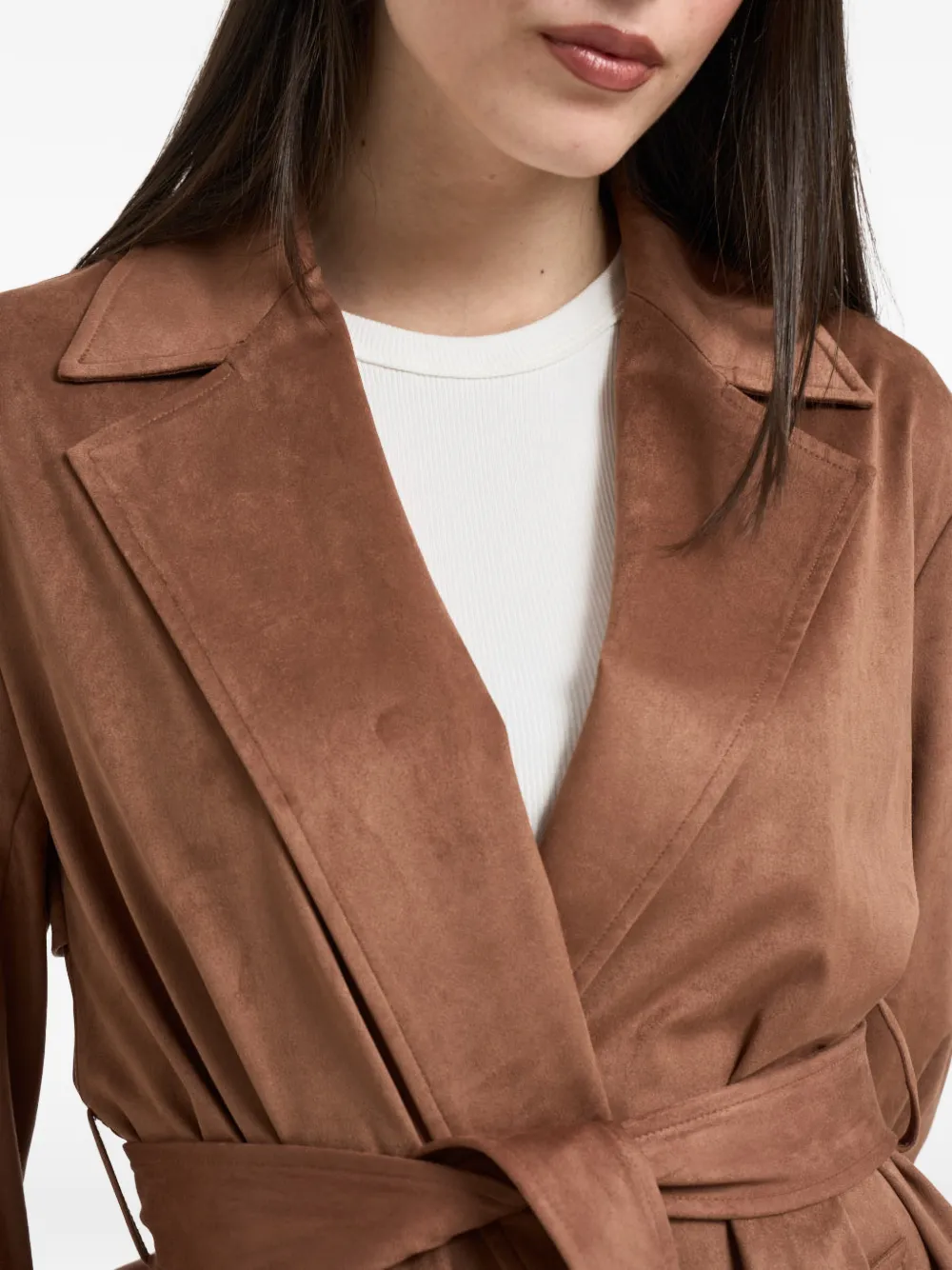  Liu Jo Belted Jacket - Brown 