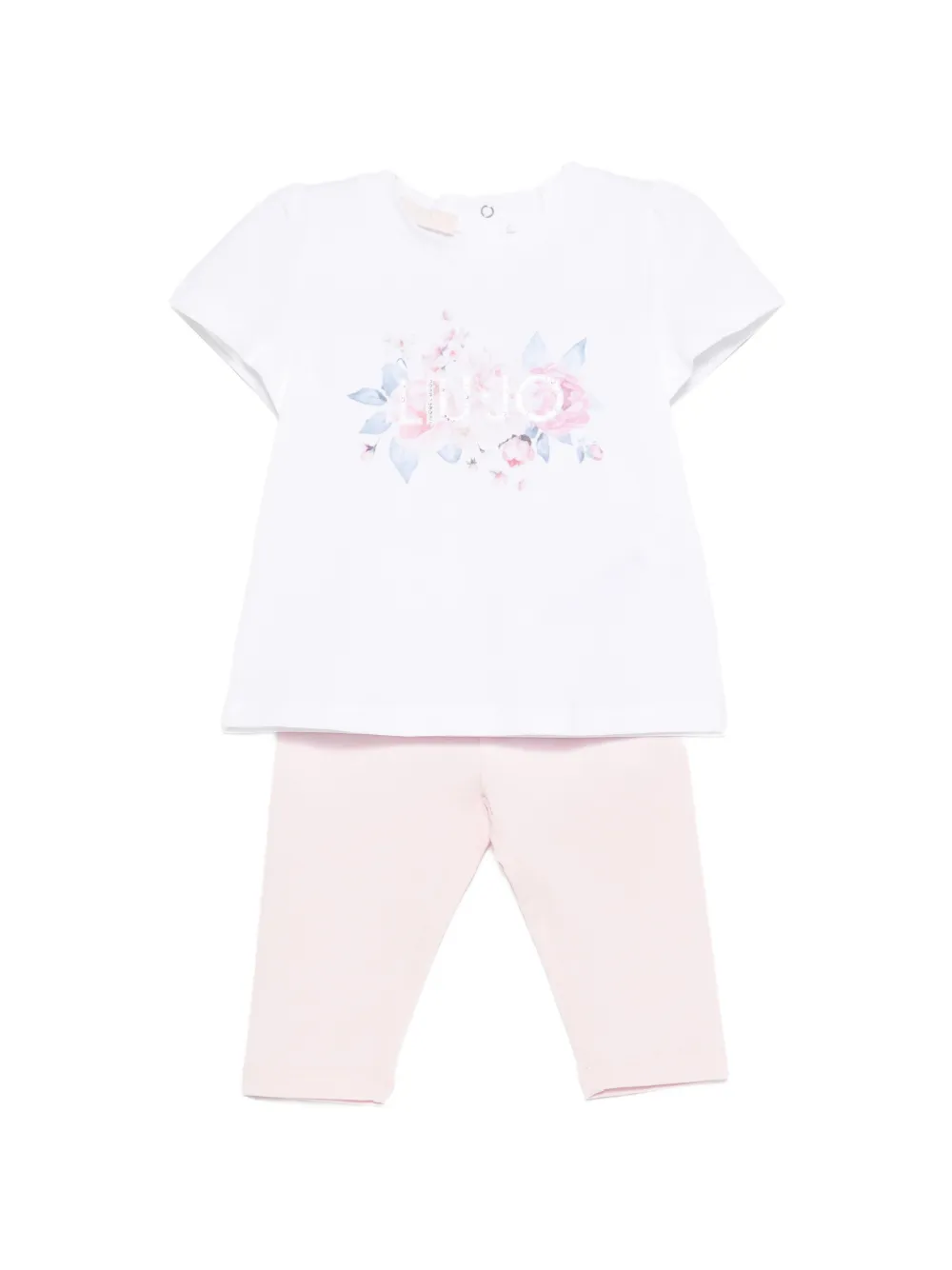 LIU JO floral-print trousers set - Weiß