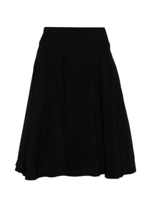 Yohji Yamamoto ギャザースカート | ブラック | FARFETCH JP