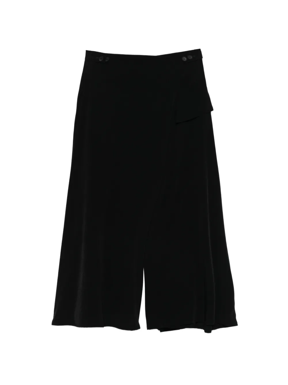  Yohji Yamamoto Jupe à Volants Superposés - Noir 