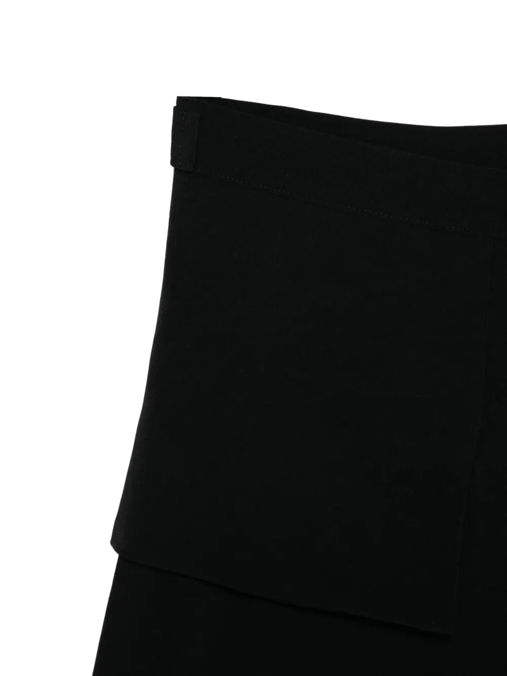  Yohji Yamamoto Jupe à Volants Superposés - Noir 
