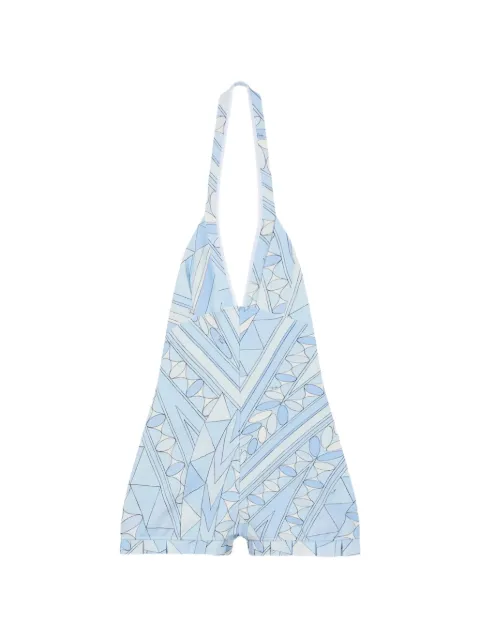 PUCCI Manuba geometric V-neck dress