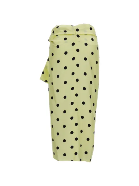 Sportmax Gentile polka-dot midi skirt