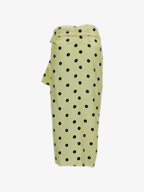 Sportmax Gentile polka-dot midi skirt